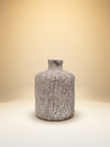 Stoneware Vase | Rustic Textured Bottle Vase