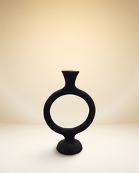 Decorative Candle Holder Soleil M | Golden Sun Cast Aluminium