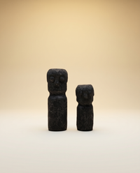 Decorative Sculpture in Black Ceramic | Sumba Statue