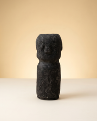 Decorative Sculpture in Black Ceramic | Sumba Statue
