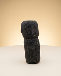 Decorative Sculpture in Black Ceramic | Sumba Statue