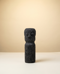 Decorative Sculpture in Black Ceramic | Sumba Statue