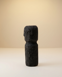Decorative Sculpture in Black Ceramic | Sumba Statue
