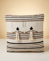 Boho Cushion | Handwoven Striped Tassel Scatter Cushion