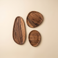 Tabla de Servir de Madera | Juego de 3 tablas guijarro