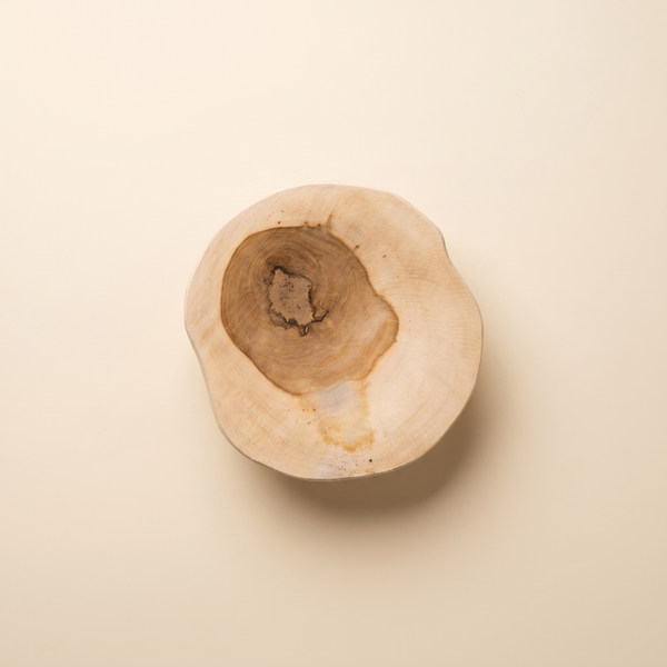 Teak Wood Slice | Natural Round Riser & Trivet
