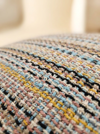 Boho Cushion | Handwoven Striped Tassel Scatter Cushion