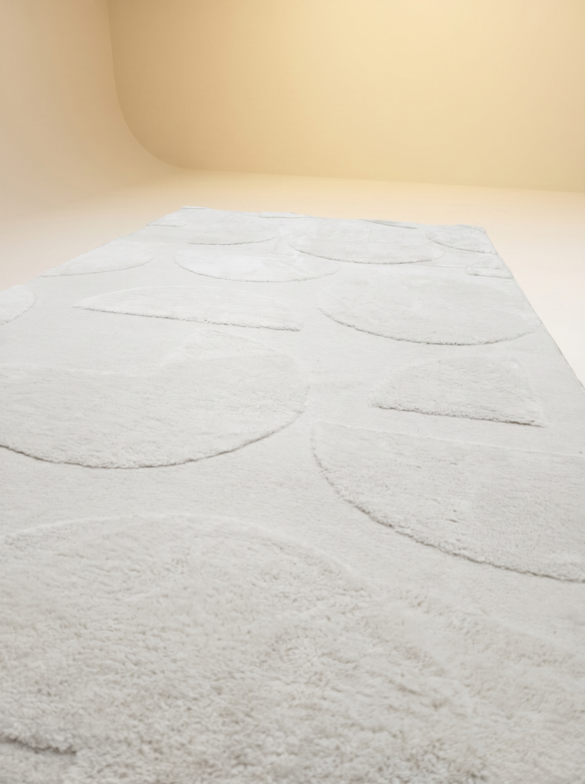 Japandi Vloerkleed | Zacht Ivoorkleurig, 80x150 cm