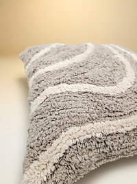 Cojín Decorativo, Onda Taupe 45x45 cm