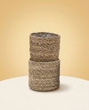 Woven Plant Basket, Set of 2 Natural Cachepots