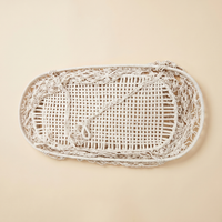 Macrame Hanging Chair | Cream Boho Cradle Seat