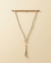 Macrame Wall Hanging | Twisted Cotton, Wood Ring & Tassel