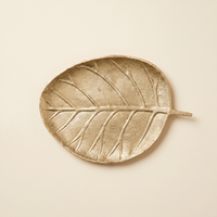 Leaf Trinket Dish | Gold or Black Leaf-Shaped Bowl