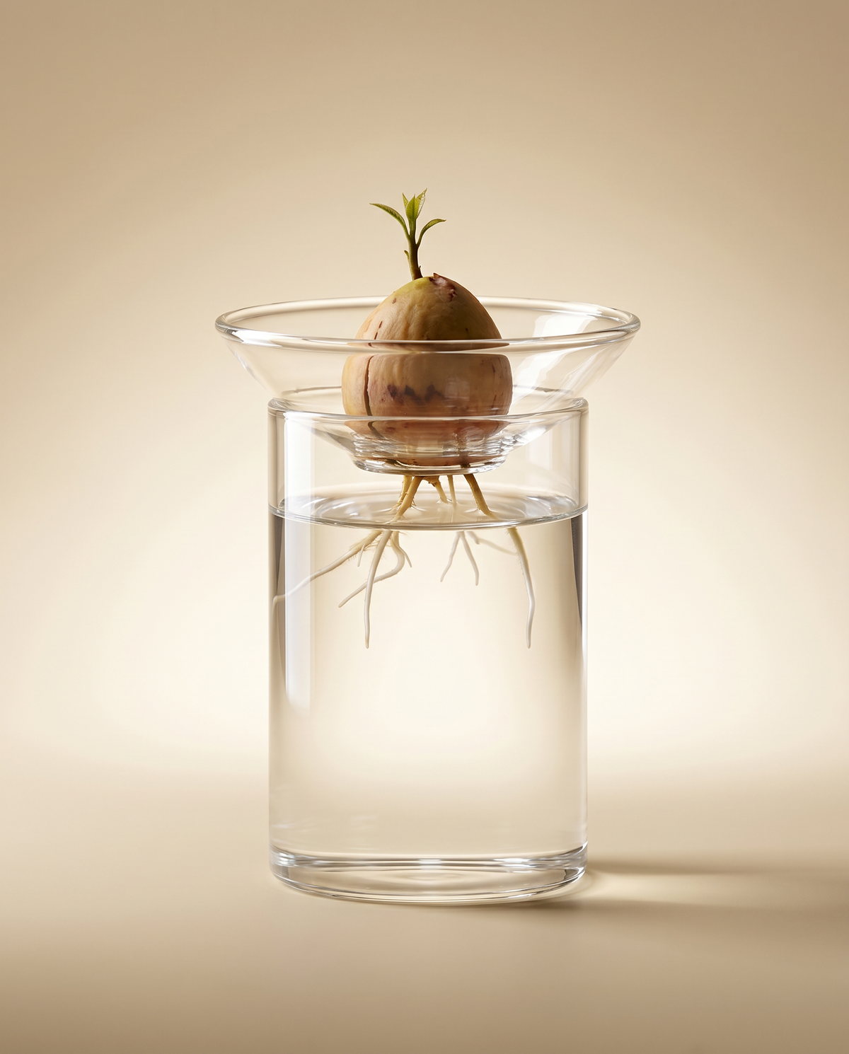 Propagation Vase | Clear Glass Rooting Vase, Single or Multi-Opening